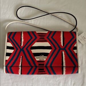 NWT Coach x Coachella Fire Dance Shoulder Bag Clutch, ltd edition!